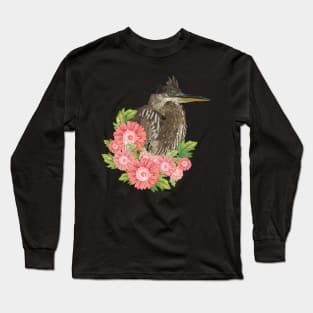 Blue heron Long Sleeve T-Shirt